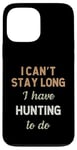 Coque pour iPhone 13 Pro Max Hunter Hunting Fishing Deer Game Hobby Job Pour homme et femme