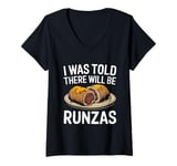 Womens I Was Told There Will Be Runzas V-Neck T-Shirt