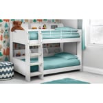 Premium Modern White Bunk Bed