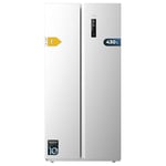 Cecotec Réfrigérateur Américain CoolMarket SBS 430 Inox E. 2 Portes, Side by Side 430 L, Hauteur 176 cm et Largeur 84 cm, Multi Air Flow System, Total No Frost, Motor Inverter Plus