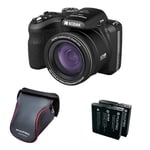 KODAK Pixpro Astro Zoom AZ426 - Appareil Photo Numérique Bridge, Zoom Optique 42X, Grand Angle de 24 mm, 20 mégapixels, LCD 3, Vidéo Full HD 1080p, Batterie Li-ION - Noir - Noir