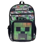 Minecraft Creeper Backpack & Image Changing Lenticular Lunch Bag - 2 Piece Set