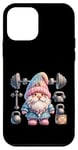 Coque pour iPhone 12 mini Weight Lifting Gnome Dad For Women & Men Funny Working Out