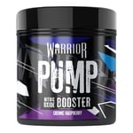 Warrior Pump Non Stim Pre-Workout Powder 225g – Nitric Oxide Supplement – Contains Citrulline Malate, Cyclic Dextrin for Energy, Focus, and Performance – 30 Servings (Cosmic Raspberry)