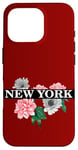 iPhone 16 Pro Cool Floral New York City Graphic Design, New York City Case