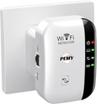 Repeteur Wifi Puissant 300 Mbps 2,4 Ghz-Amplificateur Signal Avec Port Ethernet Rj45,Protection Wps,Couverture 300 M²,Traverse Les Murs,Universel