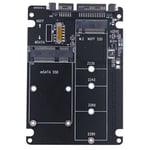 Tlily - Carte Adaptateur M.2 ngff ssd Vers sata 3.0 msata Convertisseur 2 en 1