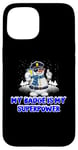 iPhone 15 My Badge is My Superpower Sarcastic Police Officer Sarcasm Case