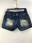 Short en Jean Femme Salsa réf 114555 100%Coton Taille 36 Couleur Bleu Neuf !!!!