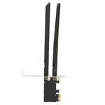 Wireless Internet Card 2.4Ghz 5Ghz 300Mbps High Transmission Rate Black Pc LS