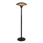 Hortus Terrassvärmare Golvmodell 900/1200/2100 W Teleskop HA Svart HORTUS ELECTRIC PATIO HEATER FLOOR MODEL TELESCOPE HALOGEN 8 211-371