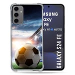 Cokitec Coque Renforcée pour Samsung Galaxy S24 FE Sport Football Stade