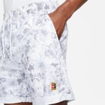 MENS NIKE COURT HERITAGE DRI-FIT PRINT TENNIS SHORTS SIZE L (DA4374 100)