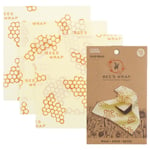 Bee's Wrap Naturligt Folie Multi-pack - Honeycomb, 3 st