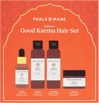 Fable and Mane HoliRoots Good Karma Hair Care Gift Set. Contains HoliRoots Hair