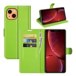 Iphone 13 Mini      Pu Wallet Case    [Green]