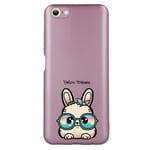 Coque rose pour Iphone 7 8 SE lapin licorne kawaii chibi cute