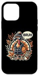 Coque pour iPhone 12 mini Pinceau à dinde Funny Cool pour Thanksgiving, automne