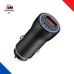 Allume Cigare Usb,Chargeur Voiture PD&QC, Chargeur Iphone Voiture PD 20W