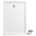 Villeroy&boch - Pack receveur 120 x 90 villeroy et boch o Novo ceramique rectangle blanc avec bonde D90