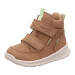 Superfit Baby Boys Breeze Leicht gefütterte Gore-Tex Sneaker, Braun/HELLGRÜN 3020