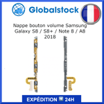 Nappe bouton volume pour Samsung Galaxy A8 2018 (A530F)