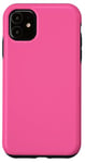 Coque pour iPhone 11 Couleur rose simple