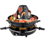 Grill Raclette Chapeau Tatar pour 6 personnes Syntrox