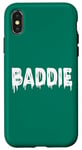 Coque pour iPhone X/XS BADDIE Style horreur