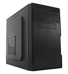 LC-Power 2014MB Midi ATX Tower Black – Computer Case (Midi ATX Tower, PC, Metal, Black, Micro ATX, Mini-ITX, 13.5 cm)