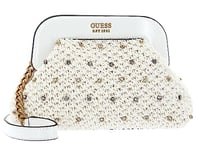 GUESS SICLIA Small Frame C, Bag Women, WHI, Taille Unique