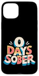 Coque pour iPhone 15 Plus 0 Days Sober Humour sur les beuveries en soirée |-----