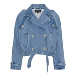 Bobby Denim Trench Jacket - Blue