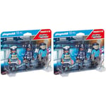 Playmobil 70669 City Action Police 3 Figure Set, for Children Ages 4 - 10 (Pack of 2)