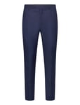 Birdseye Wool Slim Pants Bottoms Trousers Formal Blue Calvin Klein