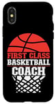 iPhone X/XS Basketball Bball Coach First Class Basketball Coach Case