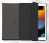 Afurdel Étui pour iPad 10,2" 9/8/7e génération 2021/2020/2019 Transparent Smart Cover avec Support pour réveil Automatique et Veille pour iPad 10,2"
