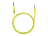 WE CABLE - Câble audio - jack mini mâle pour jack mini mâle - 1.5 m - vert - plat