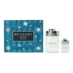 Bulgari Mens Man Rain Essence Eau de Parfum 100ml + Eau de 15ml Gift Set - One Size