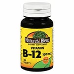 Nature's Blend Vitamin B12 Tablets 100 mcg 100 Tabs