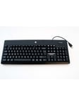 HP Standard Keyboard - Danish - Tastatur - Dansk - Sort