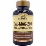 Calcium - Magnesium & Zinc 100 Tabs By Windmill Health