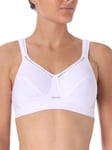 Shock Absorber Womens Active Classic Medium Impact Sports Bra - White material_polyamide - Size 28DD