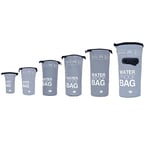 DonDon Dry Bag Sac étanche 2l, 5l, 10l, 15l, 20l, 30l avec bandoulière - Gris 30 Liter