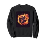 Cool World in Flames Costume for Boys and Girls Sweatshirt