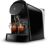 Philips L'Or Barista, Cafetière Espresso, compatible Nespresso capsules, Capsules XXL pour 1 café double ou 2 cafés à la fois, Noir, (LM9012/60)