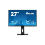 Ecran IIYAMA 27'' Dalle IPS Ultra mince 16:9 1ms 100Hz  250cd/m² 1920x1080 1xHDMI 1xDisplayPort HP 2x2W 15cm pied réglable en hauteu