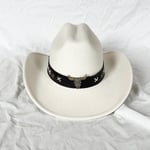 2023 Cowboy-hattu Unisex Solid Jazz-hattu karjalla Investointikoristelu Länsi-cowboy-hattu sombrero hombre