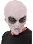 Smiffys Alien Latex Mask, Purple, Halloween Space Fancy Dress, Alien Dress Up Masks