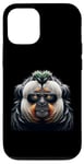 iPhone 12/12 Pro White-Faced Saki Shirt Monkey Portrait Wildlife Exotic Ape Case